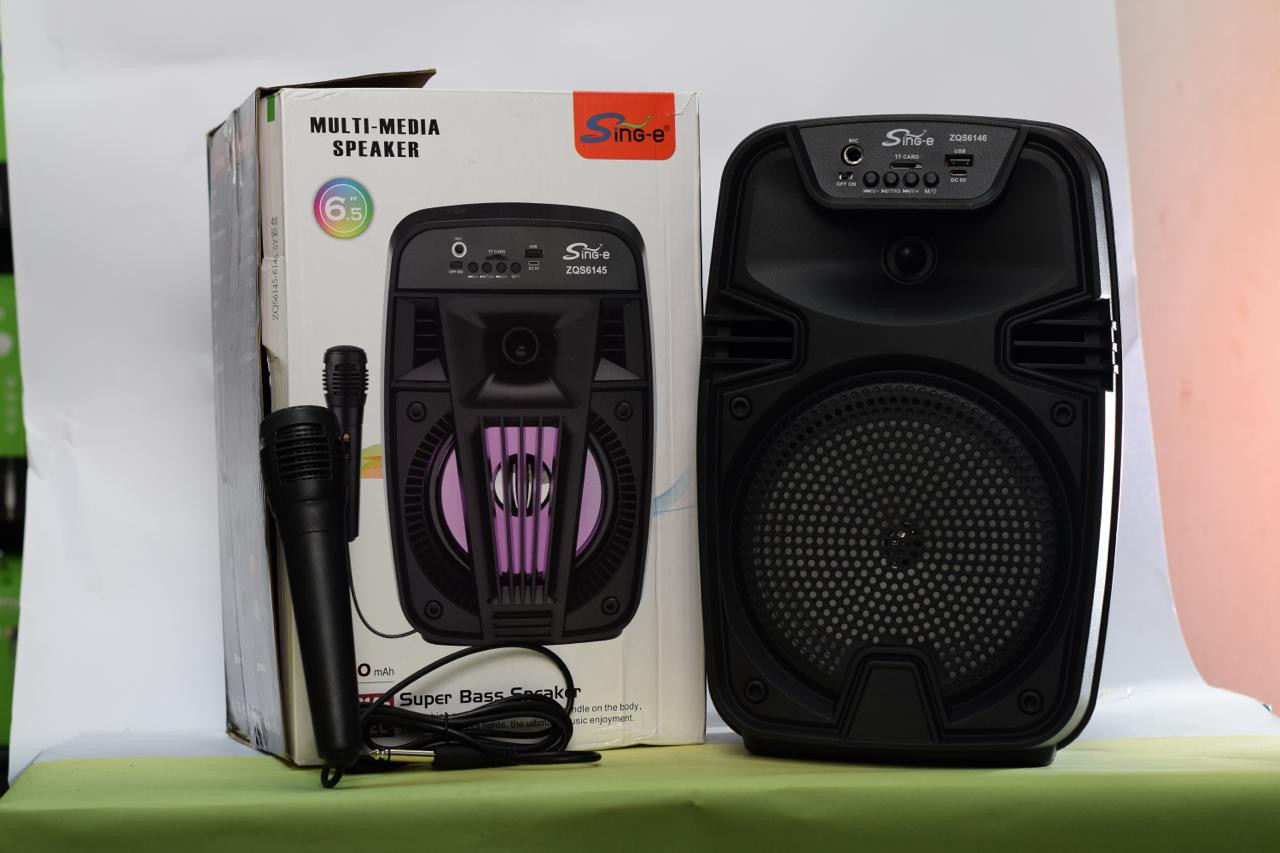 صب بمايك ٨ بوصة شحن صوت رعد